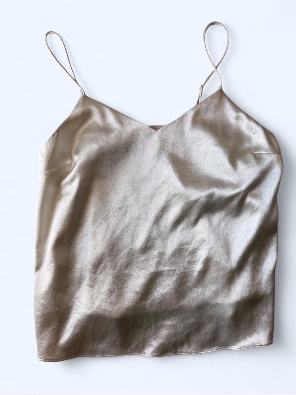 Nine West Metallic Cami with Spaghetti Straps